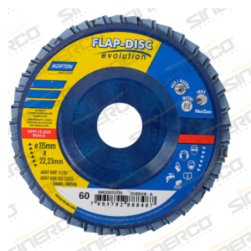 Imagen de DISCO LAMINADO T29 AZUL R822 7X7/8 P60