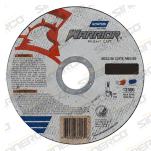 Imagen de DISCO CORTE DELGADO WARRIOR 4-1/2" X 0.040 X 7/8"