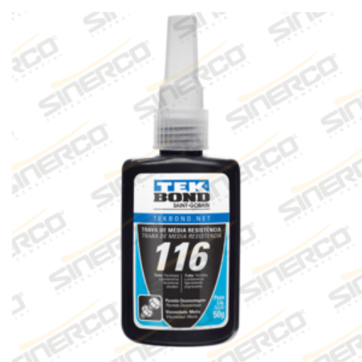 Imagen de TRABA ROSCAS AMT 116 TEKBOND 50G TUBO APLICADOR AZUL