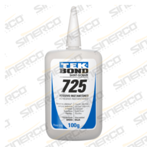 Imagen de ADHESIVO INSTANTÁNEO 725 TEKBOND 100G TUBO APLICADOR B