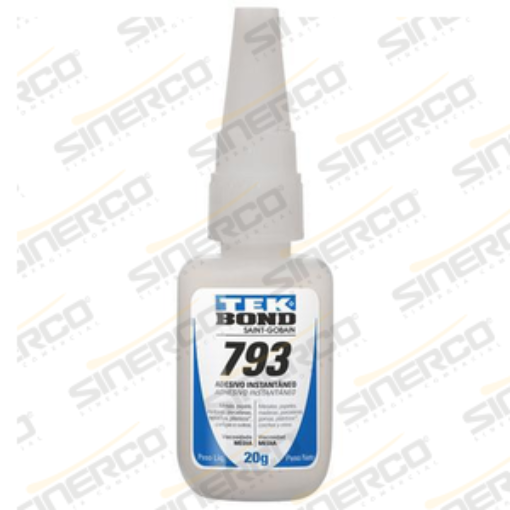 Imagen de ADHESIVO INSTANTÁNEO 793 TEKBOND 20G TUBO APLICADOR CAJA C/10 A