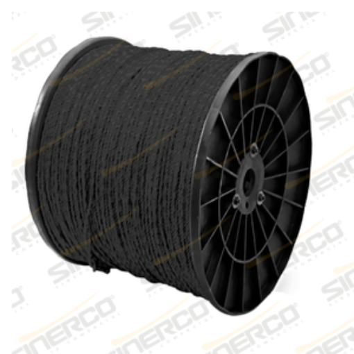 Imagen de CABLE POLIPROPILENO 04MM.-3/16" NEGRO KG