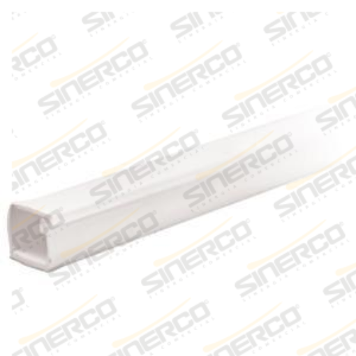 Imagen de MINICANAL 12X12 2.00 ML BLANCO 1 VIA PAQ C/50 PZAS