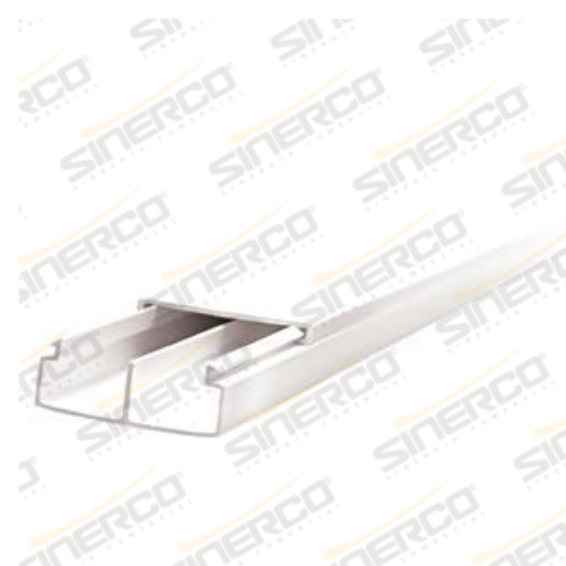 Imagen de CANAL 48X17 2.00 ML BLANCO 2 VIAS PAQ CON 10 PZAS