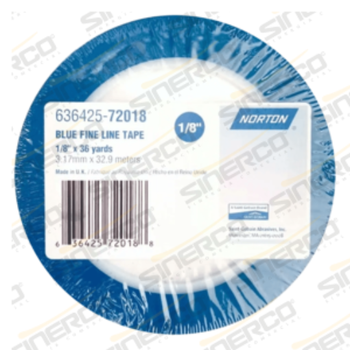 Imagen de CINTA  FINE LINE 1/8X36 IN/YD  AZUL