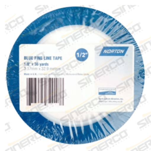 Imagen de CINTA FINE LINE 1/2X36 IN/YD AZUL