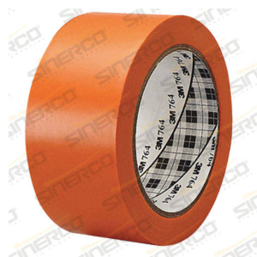 Imagen de 764-3M CINTA DE MARCAJE NARANJA 0.050X33M C/24PZAS