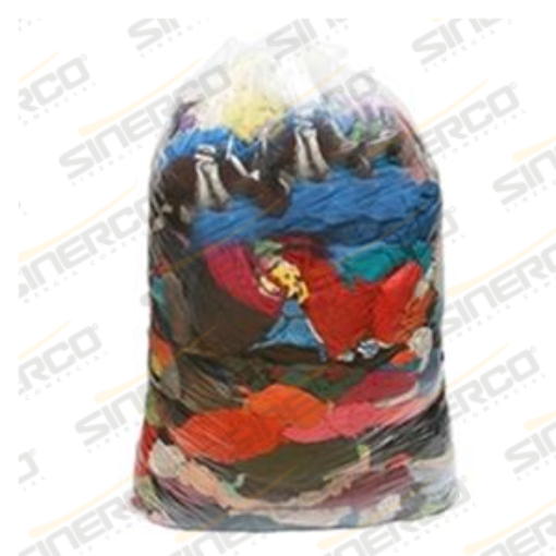 Imagen de TRAPO INDUSTRIAL MULTICOLOR LIMPIO BOLSA C/25 KGS