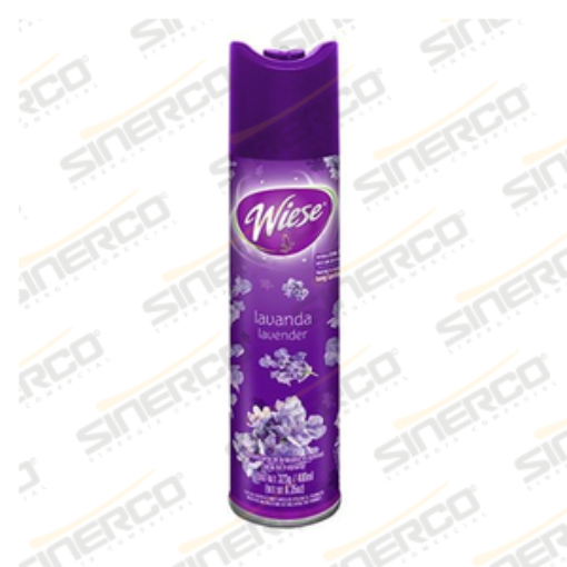Imagen de WIESE   AROMATIZANTE EN AEROSOL  WIESE 323G / 400ML CODIGO DE BARRAS 7501821510943 AROMA LAVANDA      