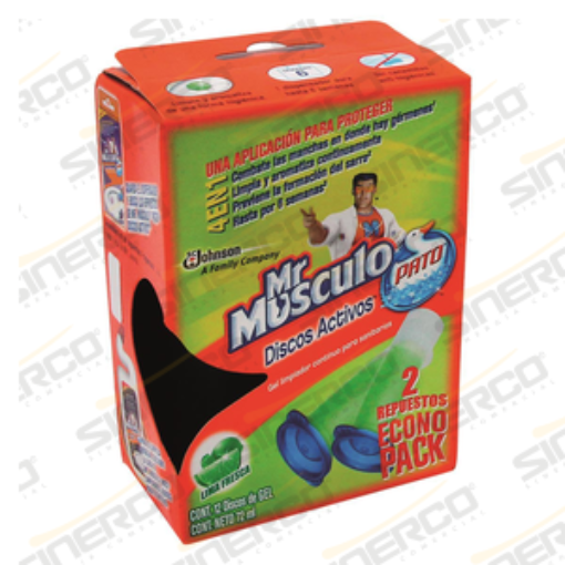 Imagen de MR MUSCULO PATO DISCOS ACTIVOS  LIMA FRESCA 2 REP