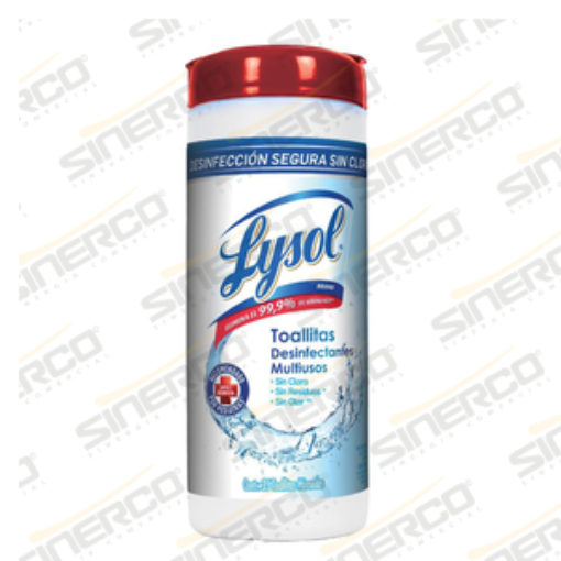 Imagen de RECKITT LYSOL 3030017 LYSOL WIPES  AROMA SIN AROMA CANTIDAD 35 TOALLAS      