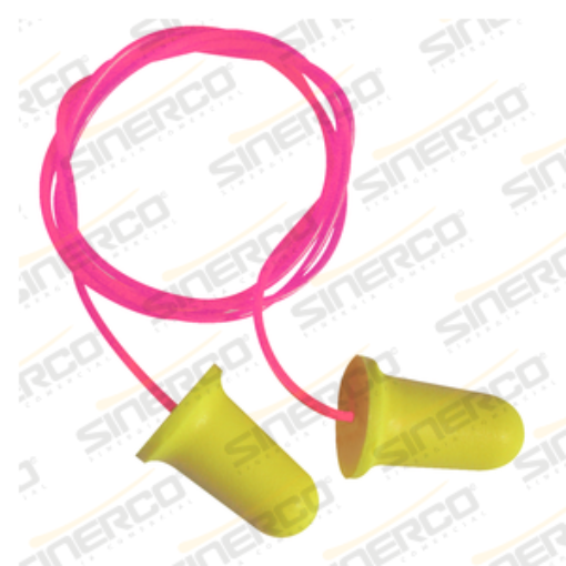 Imagen de TAPON AUDITIVO ESPUMA NEON DELATOR 33DB CON CORDON